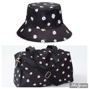 alice + olivia Daisy Print Duffle Bag & Bucket Hat